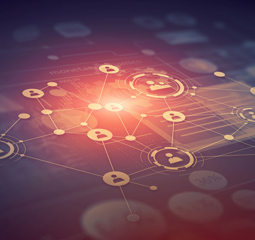 Modern connection technologies background